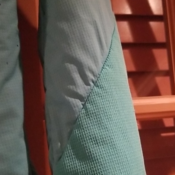 North Face jacket XS turquoise EUC - Picture 6 of 9